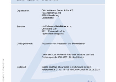 MetalWorx certifikáty - Zertifikat-ISO50001-DE